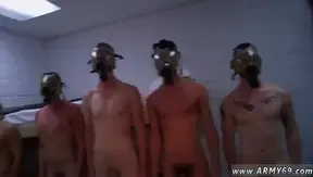 Training New Recruits: Intense Gay Blowjob & Anal Spanking Session
