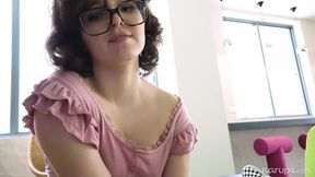 Stepdaughter's Naughty&#x1F608; Threesome with her Stepdad's Massive Cock&#x1F32D; & His Buddies'