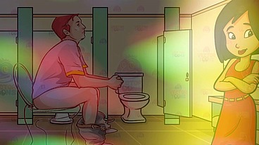 Gay Bathroom Dirty Talk Straight male gets Shemale JOI