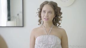 Cute babe Jenny Fer is fucked and jizzed by handsome massage boy