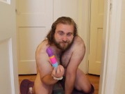 Sucking and Fucking My Rainbow Dildo Just In Time For Pride Month