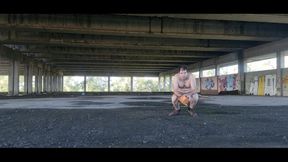 All naked in the open air