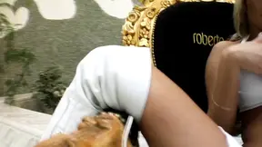 Blonde Gina Brigitta enjoys multiple cocks inside her