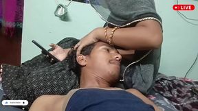 Indian Desi New Merried beautiful Couple injoy Bed Room By -Snapchat143