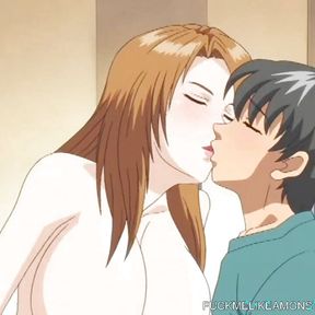 Horny japanese anime fuck orgy between teens