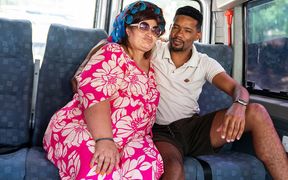 Extreme Fat Belly Mature Interracial Ass Fucked in My Van