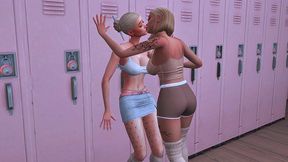 perverted futanari student seduced by teacher on hard facefuck sims me hentai futa