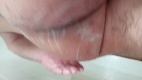 Washing my closeup