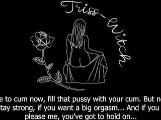 Audio JOI - Slide your cock into her tight pussy and fuck the strong Triss-witch