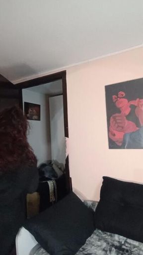 sweaty foot from gym and facesitting