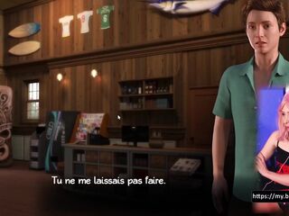 (Movie 15) CUNI derrière le comptoir devant un client ! FR Treasure of Nadia Story