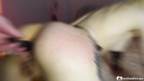 ”Cosplayer gets a shaft deep inside of her”