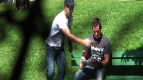 Dylan Roberts Gets Pranked with a Hardcore Black Dildo -  Gay XXX