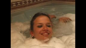 Hot Slut Fucked in the Jacuzzi, Cum in Mouth and Piss on Ass