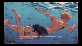 My New Girlfriend Taboo Hentai Game Ep.25 Tiny Bikini for Huge Step Sis Ass!