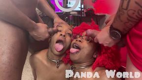 bjj foursome mmff 2 ebony sluts interracial latino double penetration huge double facials