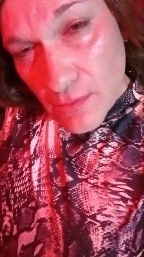 Spectacular moment from "Sexy leopard dress sissy molly"