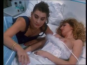 Two hot MILFs pleasure each other&#039;s hairy pussies