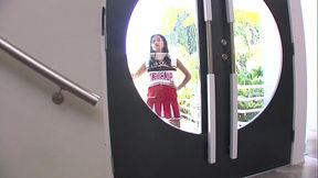 Latina Cheerleader Selma Sins Swallows Jizz After Fuck