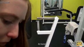 HUNT4K Babe forgets about workout because of can get cash and dick