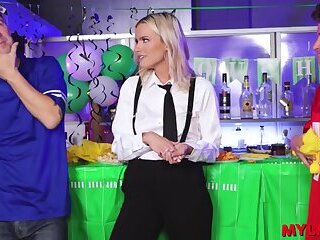 Best Friends Jocks Fuck the Milf Presenter