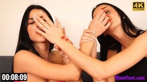 Playful Hand Worship - 4K MP4