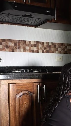 Unforgettable moment from &quot;I try to cook but my stepsister doesn&#039;t let me n&#039; i fuck her in the kitchen until I cum on her face&quot;