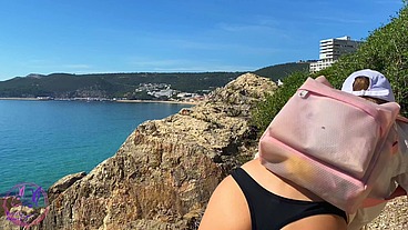 Sweet Hiking Pussy Was Fucked In Public - Bunny Rabbits