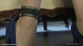 Bratty rich tart banged by tranny