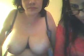 Beautiful and bosomy latina milfs shaking tits on webcam