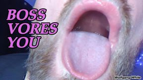 VORED AT WORK - Giant Friendly Boss VORES You - POV Vore And Tiny Affirmations