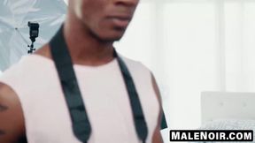 MaleNoir.com - Beaux Banks andTrey ditch the shoot for cock focused session