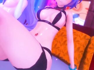 Zenless Zone Zero - Belle and Vivian FFM Trio 2 Bitches One Knob - CG Manga Animations