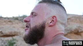 BAREBACKTHATHOLE August Alexander Barebacks Brian Bonds Horny Ass Outdoor