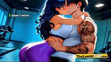 24-Hour Gym Creampie - HENTAI AI GENERATED