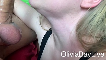 Dick&Balls bandage to deepthroath Olivia Bay