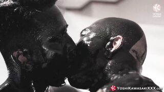 Watch Yoshi Kawasaki dominate and pleasure Damian Dragon in wild group sex orgy
