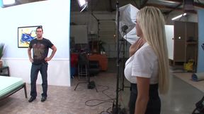 Stunning pornstar Nikita Von James enjoys getting roughly fucked by a big cock