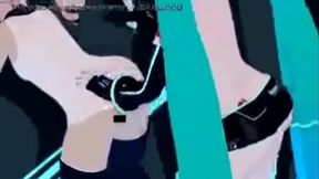 Hatsune Miku ao som de get Lucky