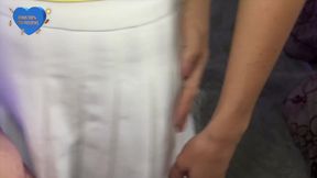 Her tight pussy is stretched by big dicks at a house party in front of her boyfriend
