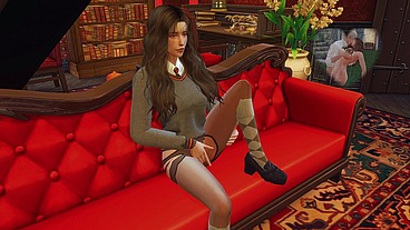 perversions at hogwarts hermione granger lost a duel to draco malfoy and got hard anal sex with a deep throat sims me hentai sfm