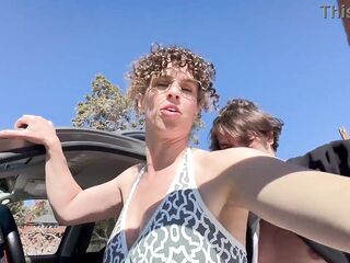 Most excellent Hardcore Public Anal Creampie in The Snow