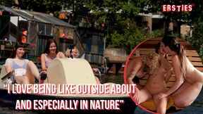 Newbies - Hot Ladies Strip in Public Then Have Sex