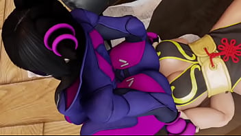 Juri Facehumping Chun-Li