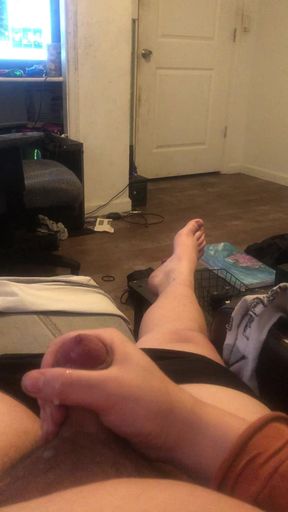 Jerking my cock until I cum