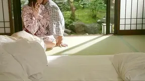 Big Booty Brunette Gagged on Dick at Steamy Hot Springs Retreat