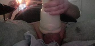 I fuck my cock with my fleshlight