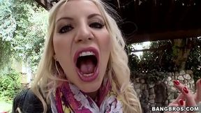 BANGBROS - PAWG Ashley Fires Takes Dick Up Her Tight Ass Hole, So Hot!