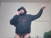 Swinging my Dick infront of the Television
