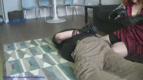 Burglar hogtied and tormented edit MP4 Full HD (1080p) featuring Miss Julie Simone